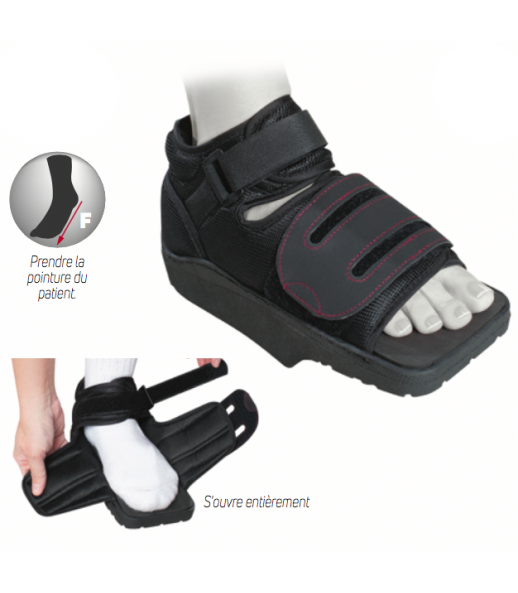 Chaussure Podapro Donjoy - orthopédie lapeyre - chaussure post opératoire - syndrome de morton - pieds sensibles Chaussure Podapro Donjoy - orthopédie lapeyre - chaussure post opératoire - syndrome de morton - pieds sensibles